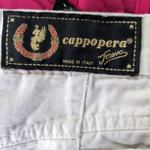 Vintage Y2K Cappopera Jeans Womens 32 White Cream High Waist Made in Italy - Picture 5 of 9